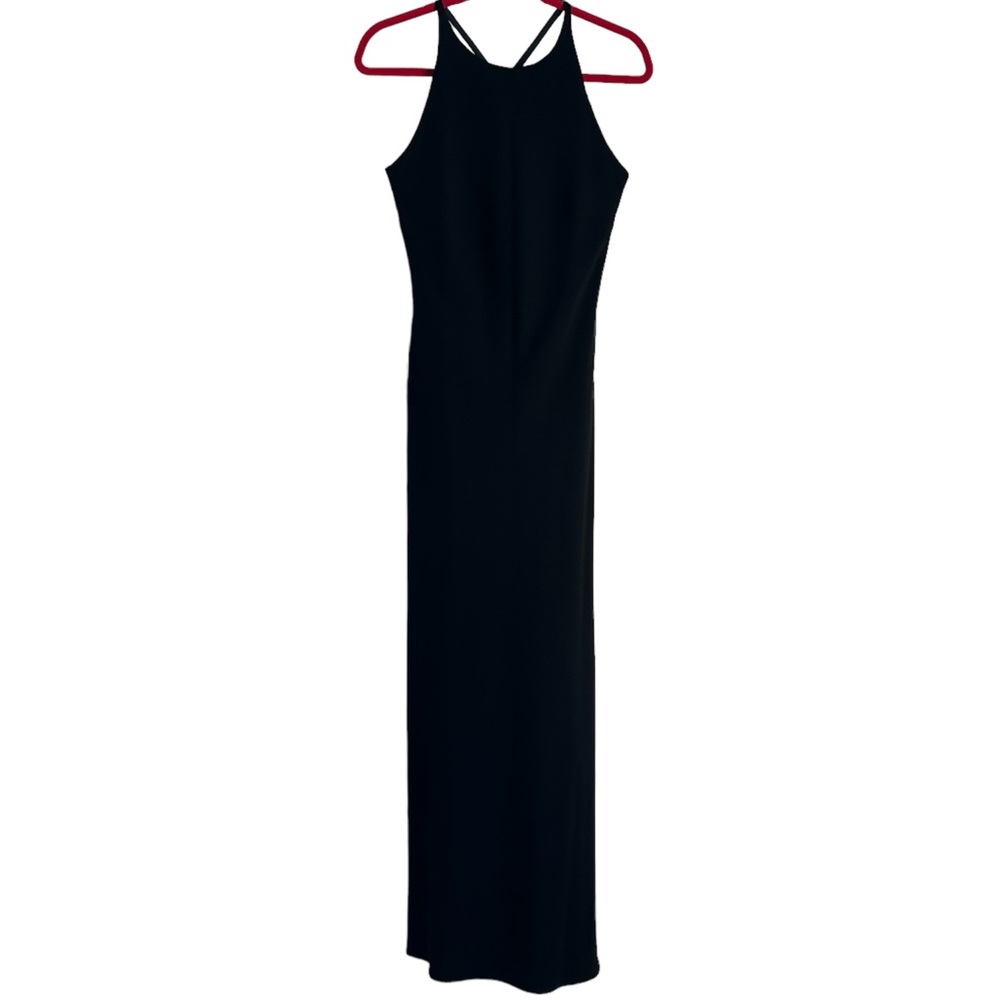 LAUREN Ralph Lauren Black Long Maxi Dress Size 6 Formal
